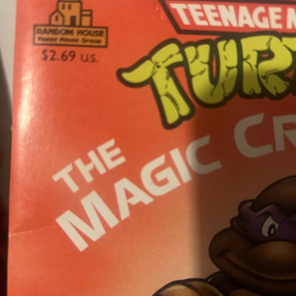 Vintage 1990 TMNT The Magic Crystal Teenage Mutant Ninja Turtles Storybook - Picture 12 of 12